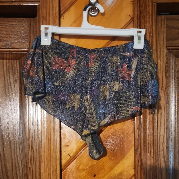 Savage X Fenty Blue and Yellow Asymmetrical Bodysuit - Picture 4 of 4